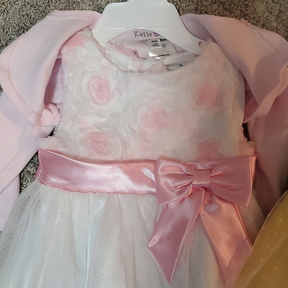 Rare Editions Kids Formal Church Sets - Yellow, Navy, Pink - Picture 4 of 7